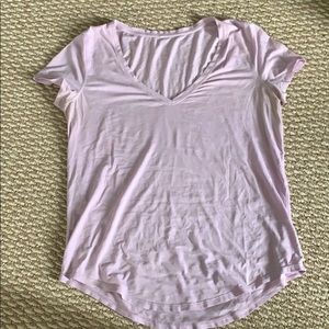 Lulu lemon light pink shirt